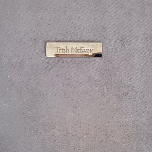 Trish McEvoy Makeup Travel Pouch ONLY Faux Leather from Confidence to Go Line - Picture 7 of 8